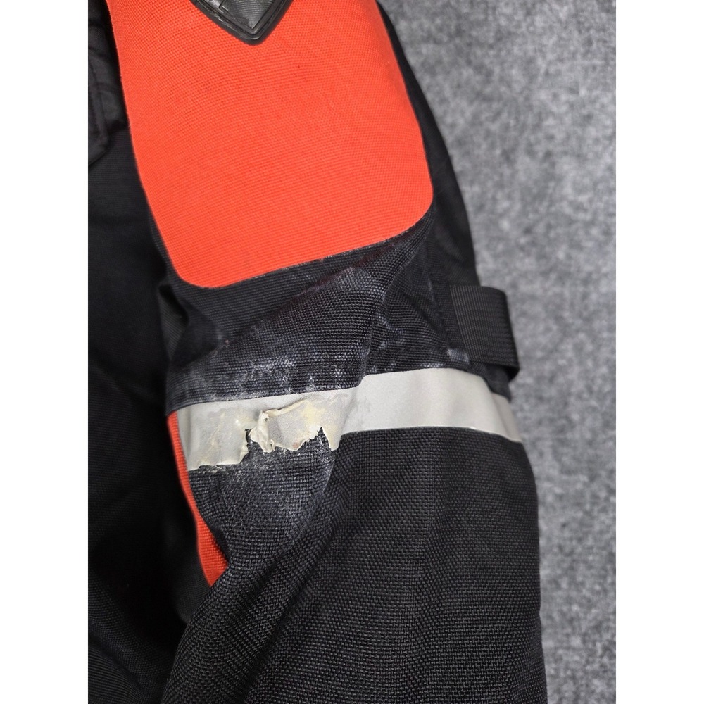 REV'IT! Motorcycle Jacket Men M Black Red Engineered Skin Textile Touring Coat - Picture 3 of 15